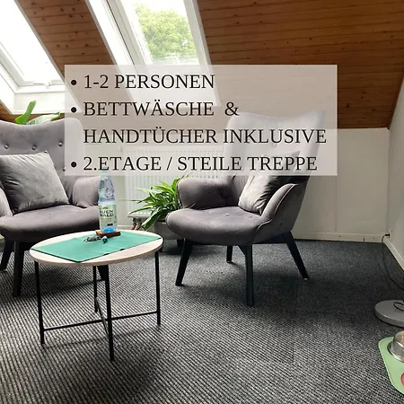 Lejlighed Haus Krabbe Ohne Kueche, Fuer 1-2 Personen, Doppelbett, Zentral Gelegen Zwischen Cuxhaven Und Bremerhaven, Hunde Kostenfrei Willkommen, Kostenfreier Parkplatz *